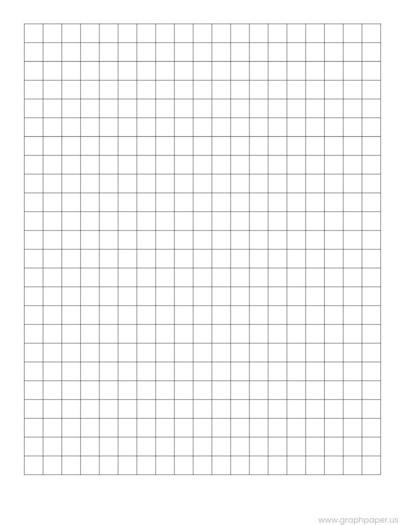 1 centimeter graph paper