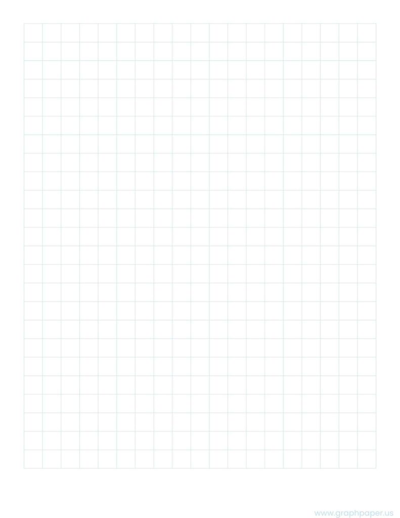 1 centimeter graph paper