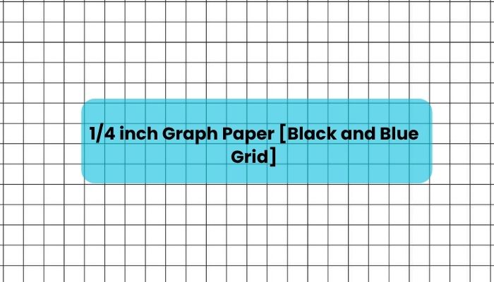 1/4 inch Graph Paper