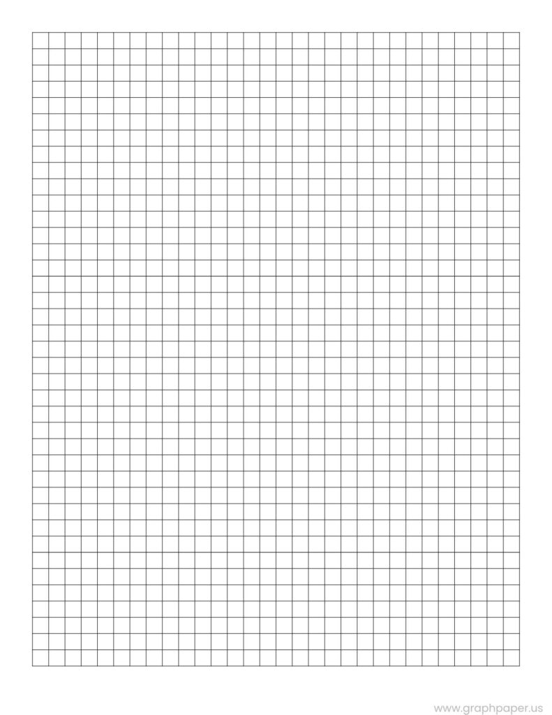 1/4 inch Graph Paper