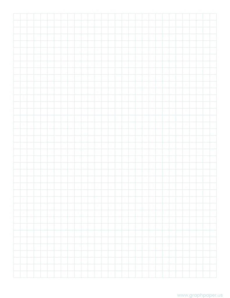 1/4 inch Graph Paper