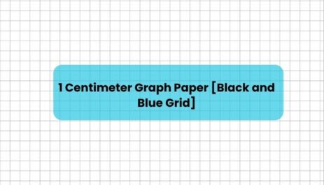 1 Centimeter Graph Paper [Black and Blue Grid]