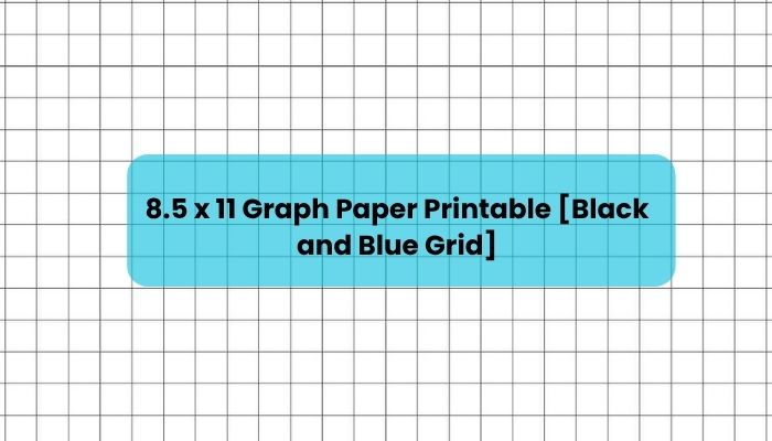 8.5 x 11 Graph Paper Printable