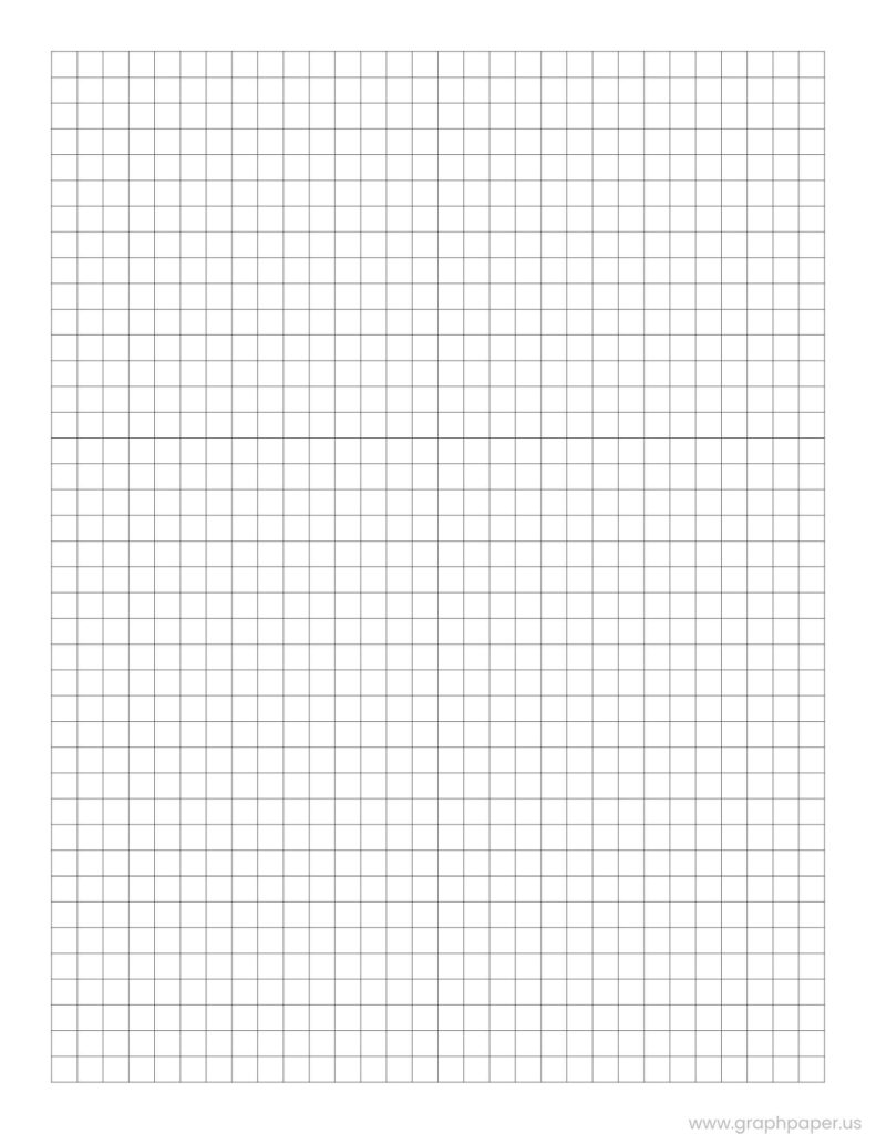 8.5 x 11 graph paper printable