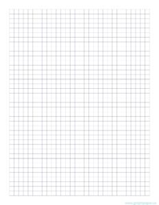 8.5 x 11 Graph Paper Printable [Black and Blue Grid]