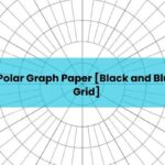 Polar Graph Paper [Black and Blue Grid]