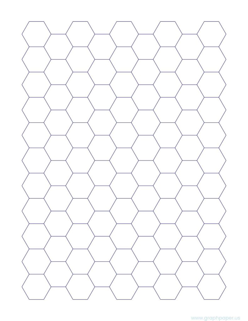 hex graph paper